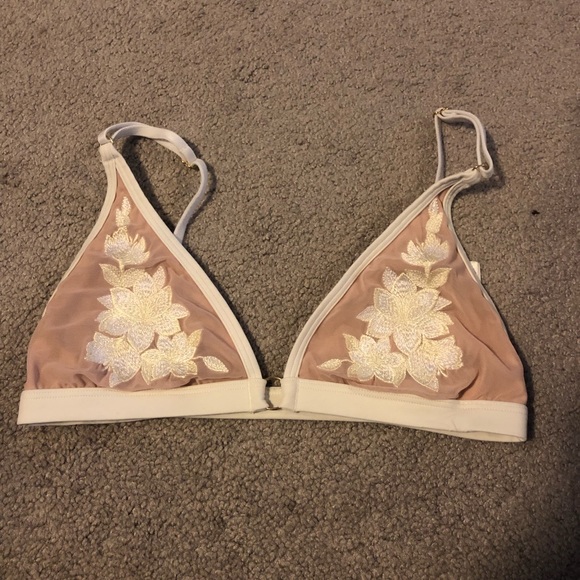 PINK Victoria's Secret Other - PINK Victoria’s Secret appliqué overlay bikini top